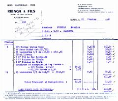 4-mystere 1960 fevrier facture RIBAGA d'arzew tuiles